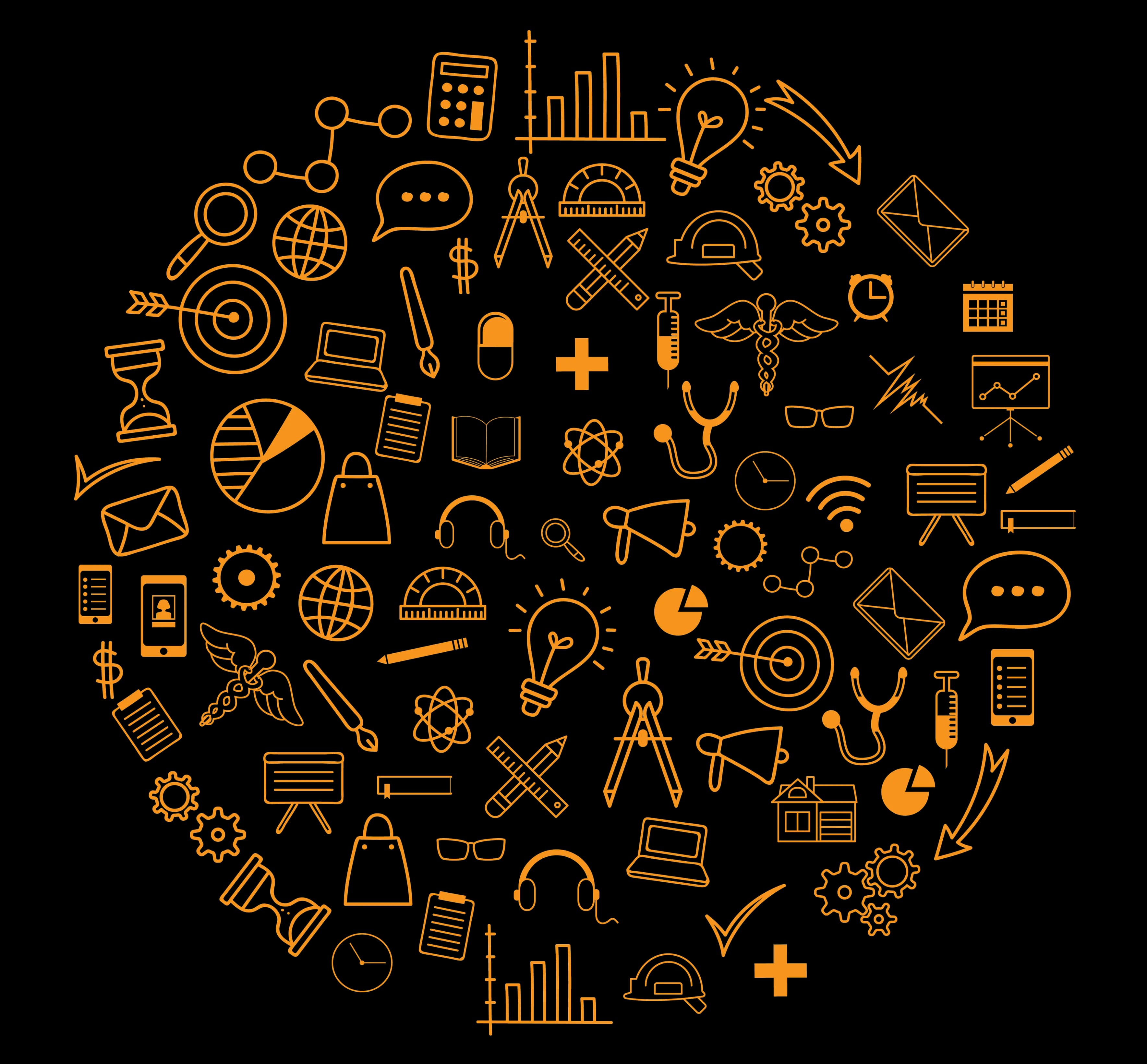 Decorative background pattern for hero section